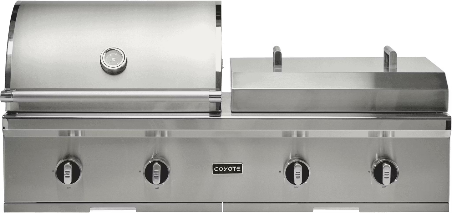 50" COMBO FLAT TOP BBQ - C3CO50
