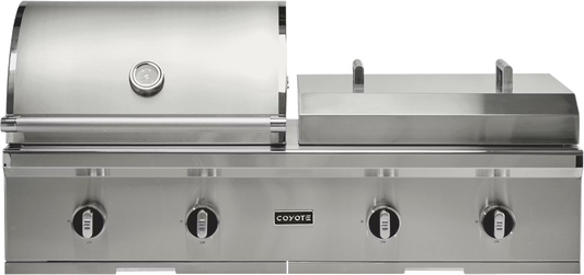 50" COMBO FLAT TOP BBQ - C3CO50